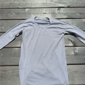 Lululemon Swiftly Relaxed Long Sleeve (Size 8) Shimmery White